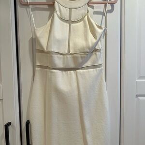 Guess Cream Strapless Dress